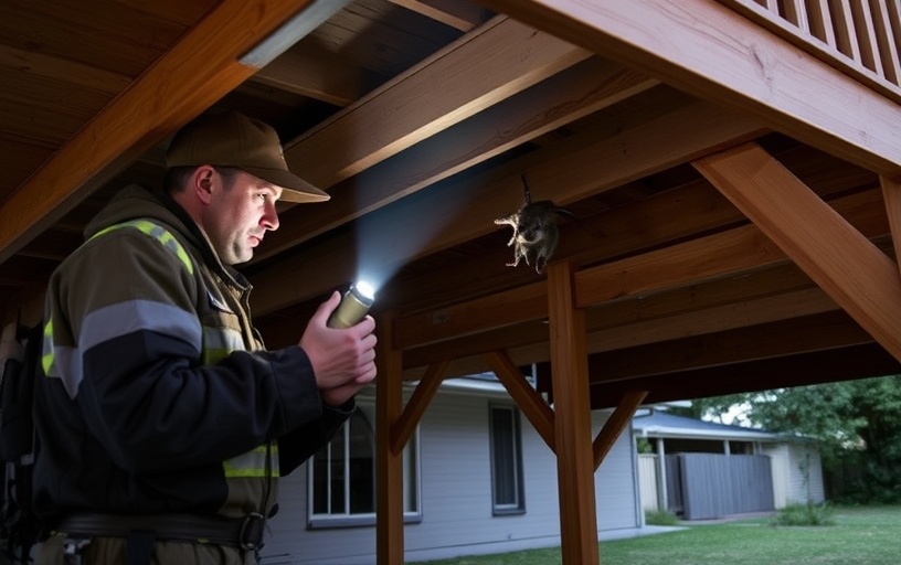 Under Deck Possum Removal in Kardinya
